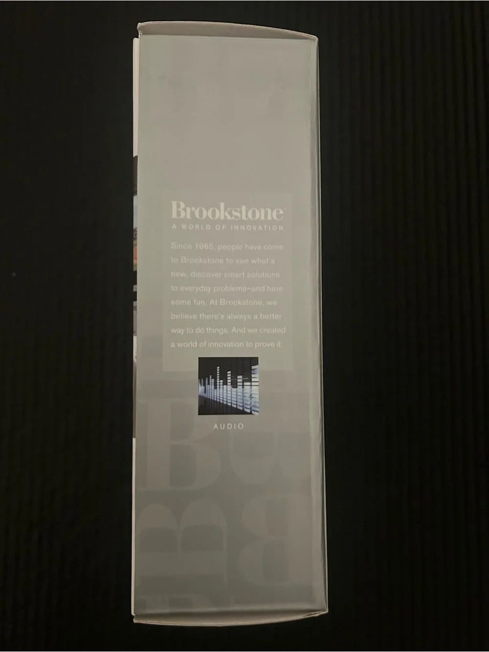Brookstone Wireless TV Headphones - Black and Silver Accent